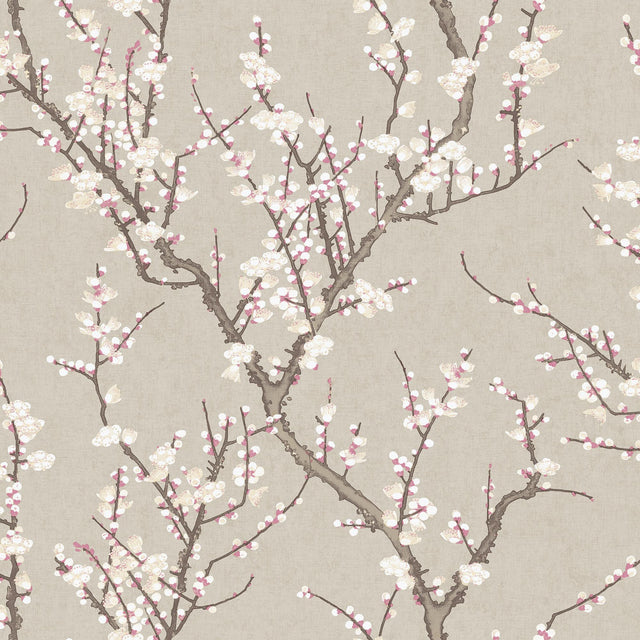 Galerie SAKURA TREE Beige Wallpaper