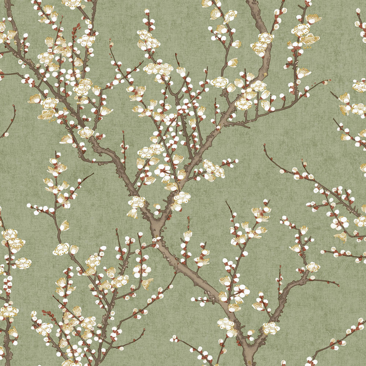 Galerie SAKURA TREE Green Wallpaper