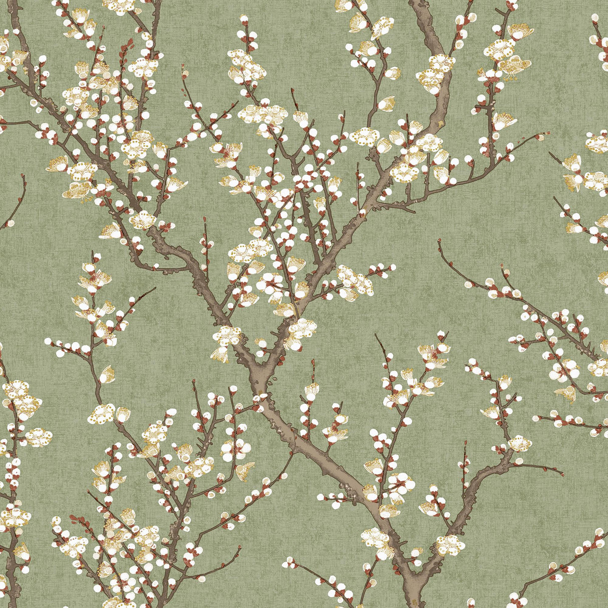 Galerie SAKURA TREE Green Wallpaper