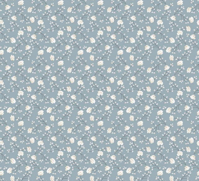 Galerie PETIT FLOWERS Blue Wallpaper