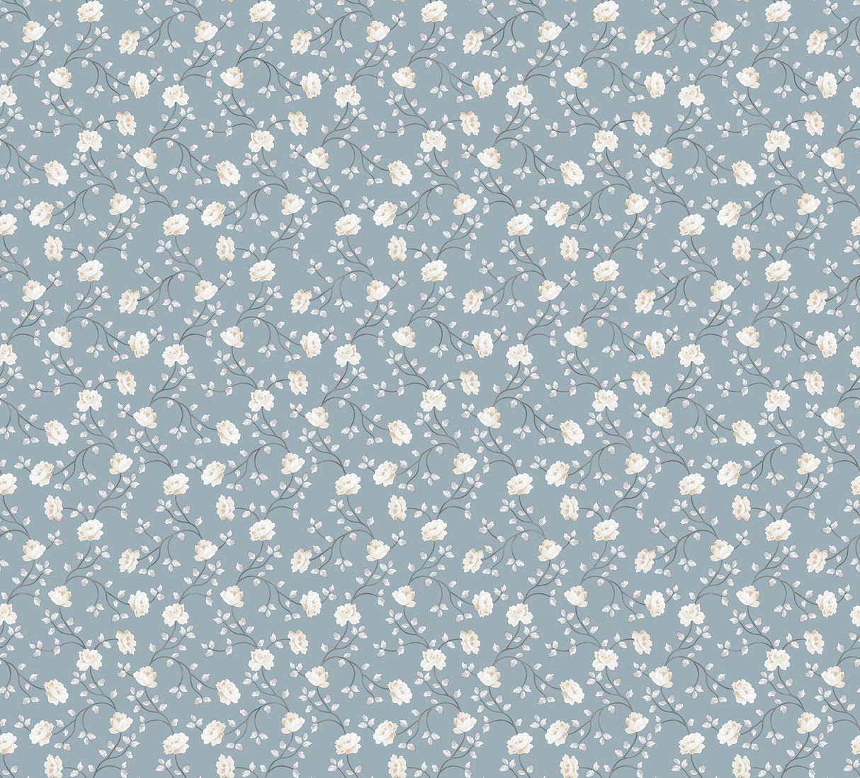 Galerie PETIT FLOWERS Blue Wallpaper