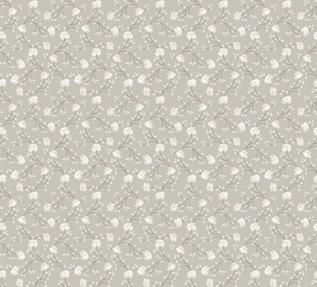 Galerie PETIT FLOWERS Beige Wallpaper