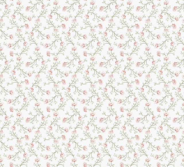 Galerie PETIT FLOWERS Pink Wallpaper