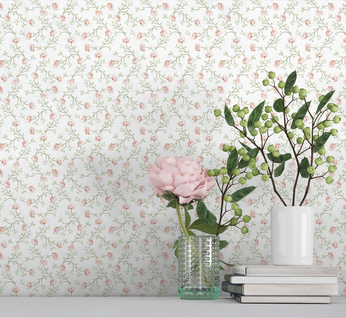 Galerie PETIT FLOWERS Pink Wallpaper