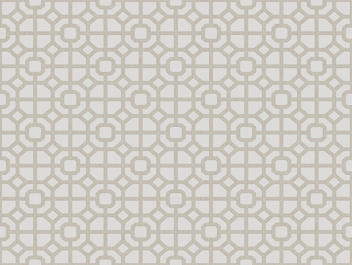 Galerie LATTICE Beige Wallpaper