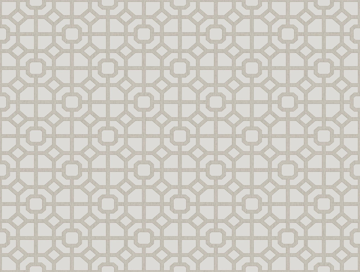 Galerie LATTICE Beige Wallpaper