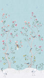 Galerie CHINOISERIE MURAL Blue Wallpaper