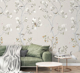 Galerie CHINOISERIE MURAL Beige Wallpaper