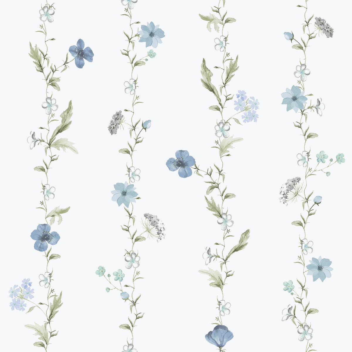 Galerie VERTICAL GARDEN Blue Wallpaper