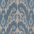 Brunschwig & Fils BUKARA WARP PRINT BLUE Drapery Fabric