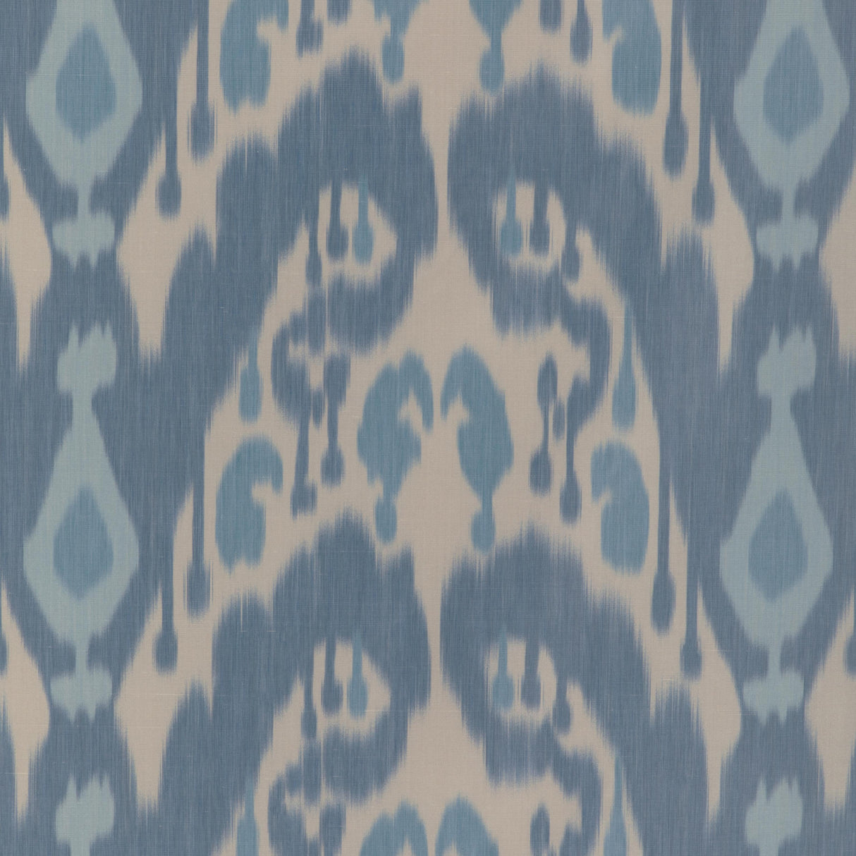 Brunschwig & Fils BUKARA WARP PRINT BLUE Drapery Fabric