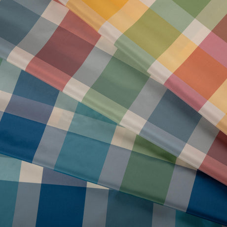 Brunschwig & Fils VERDUN PLAID SKY Drapery Fabric