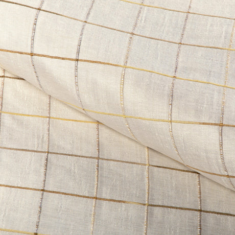 Brunschwig & Fils MOULIN CHECK STONE Drapery Fabric