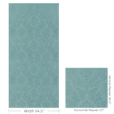 Brunschwig & Fils ARNAUD DAMASK AQUA Fabric