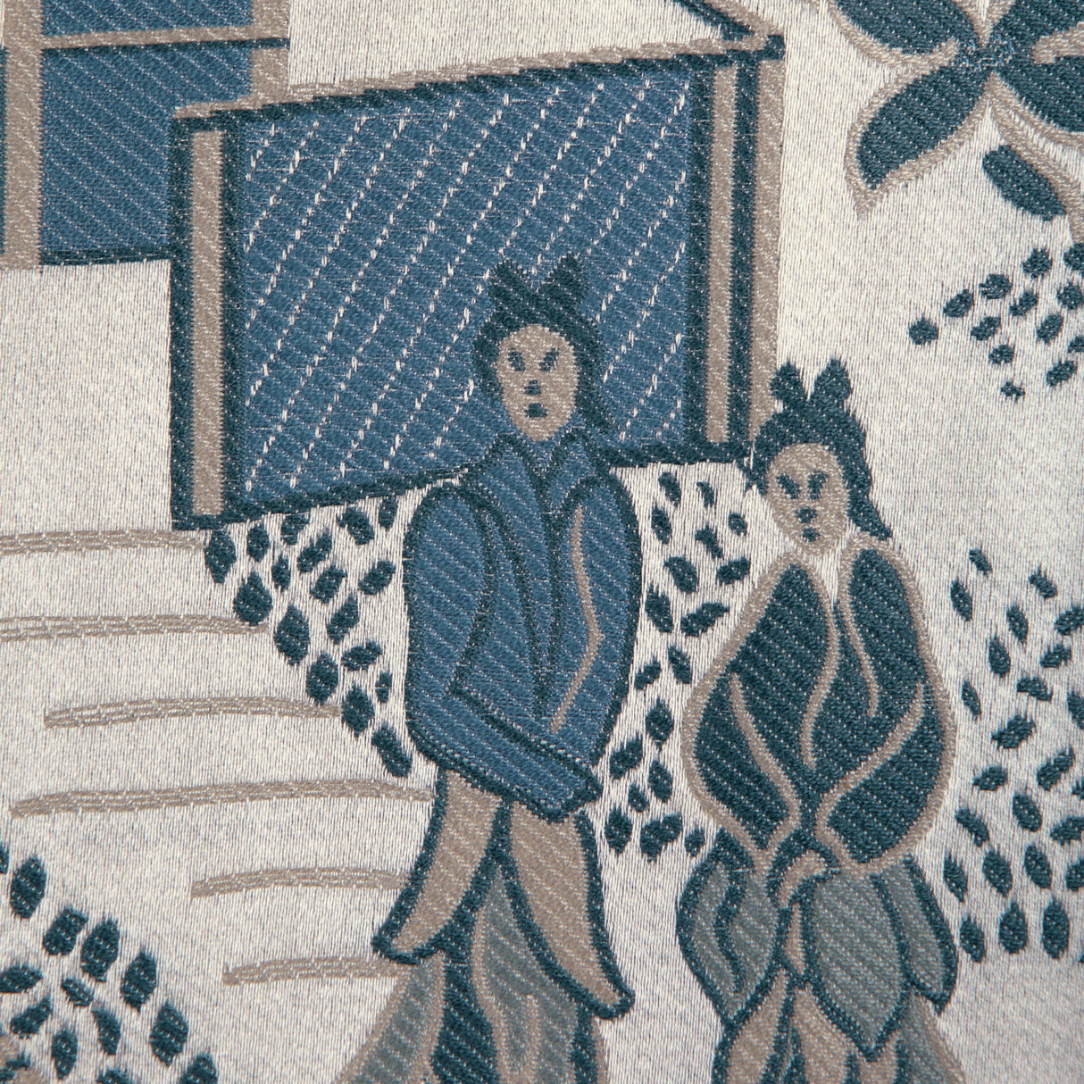 Brunschwig & Fils VIENNE LAMPAS BLUE Fabric