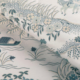 Brunschwig & Fils VIENNE LAMPAS BLUE Fabric