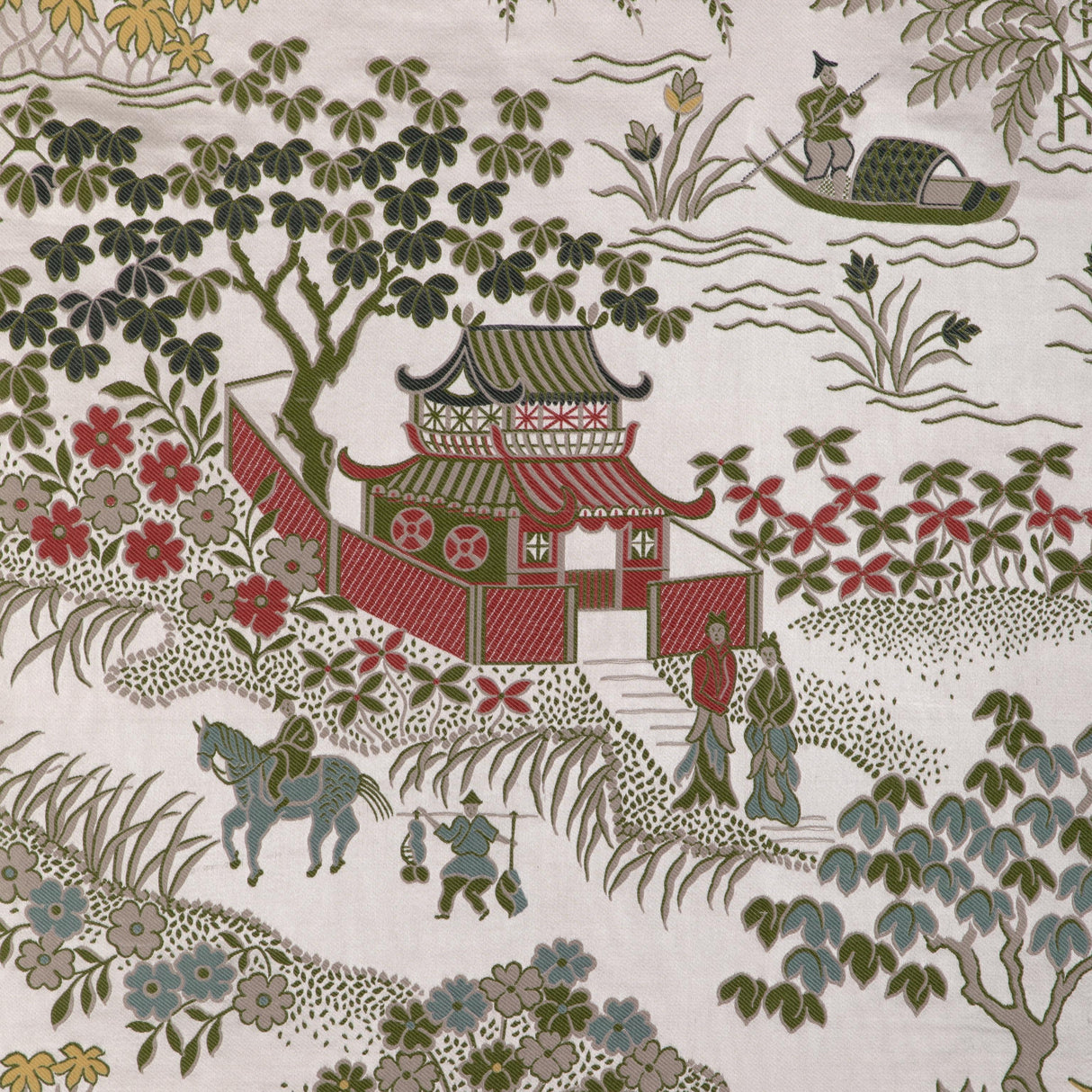 Brunschwig & Fils VIENNE LAMPAS SPRING Fabric
