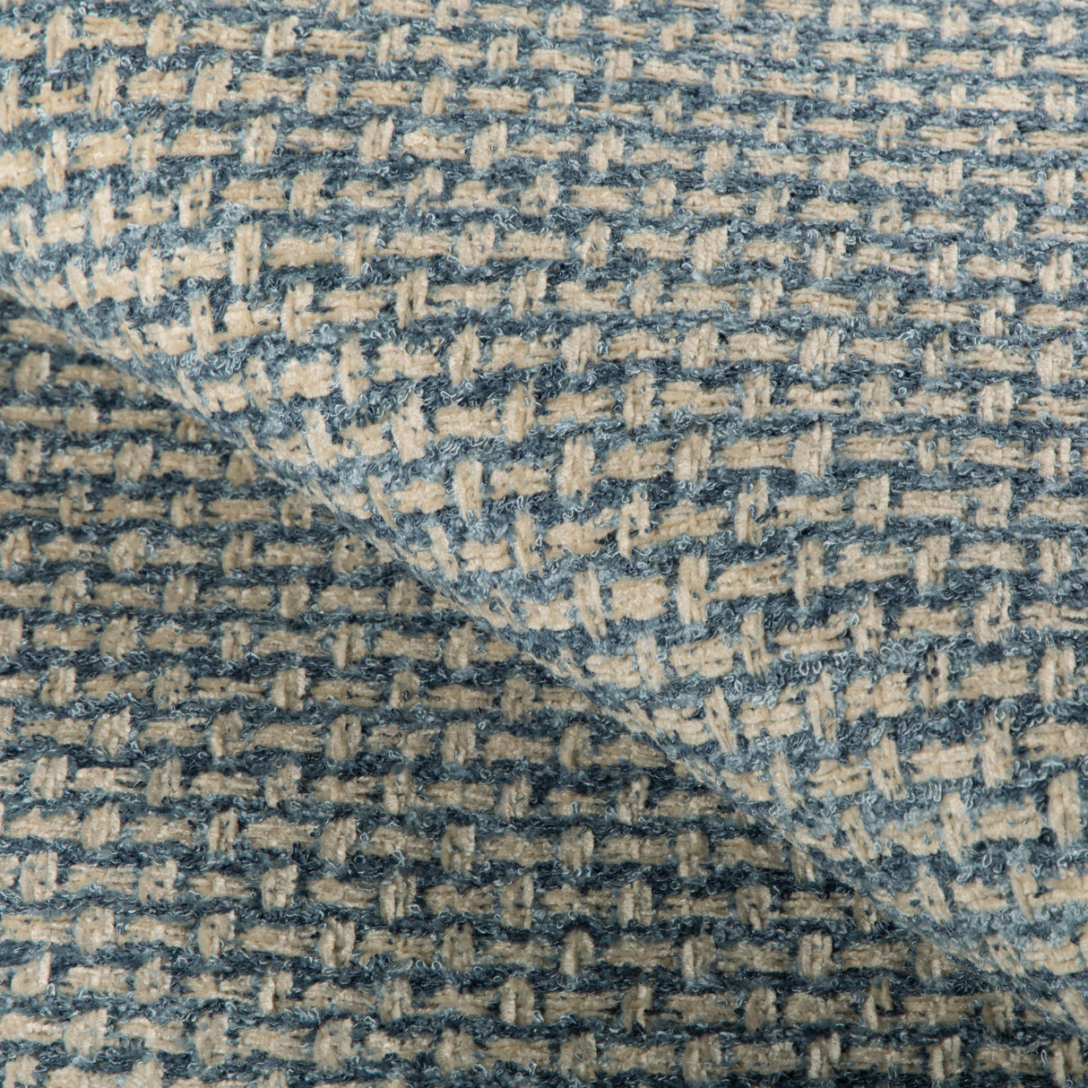 Brunschwig & Fils NIVOLET TEXTURE BLUE Upholstery Fabric
