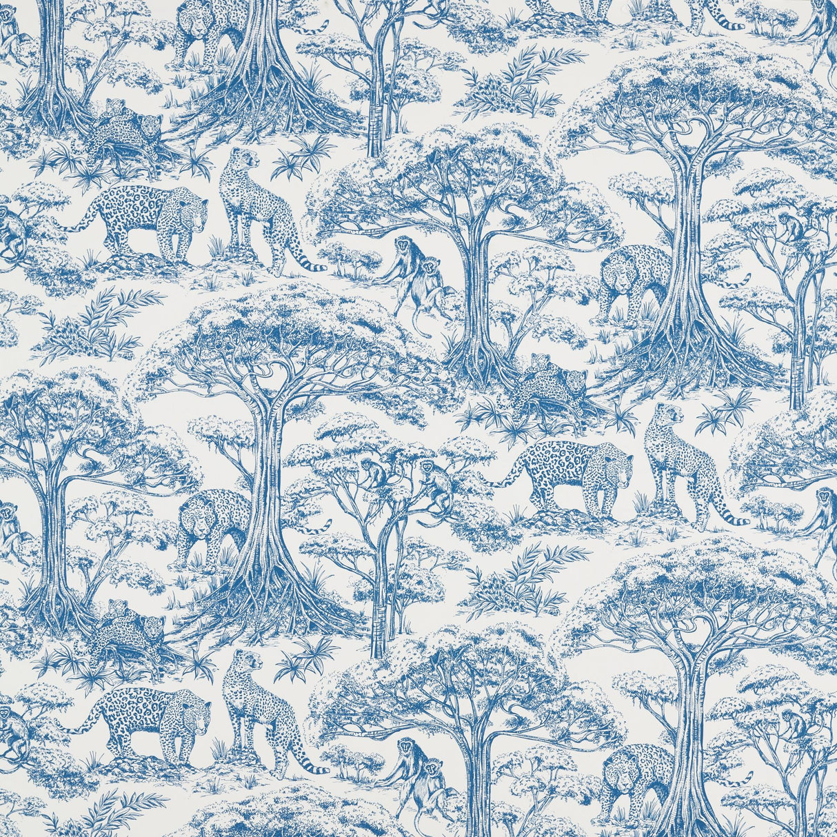 Clarke & Clarke KISUMU CARIBBEAN Fabric