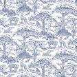 Clarke & Clarke KISUMU MIDNIGHT Fabric