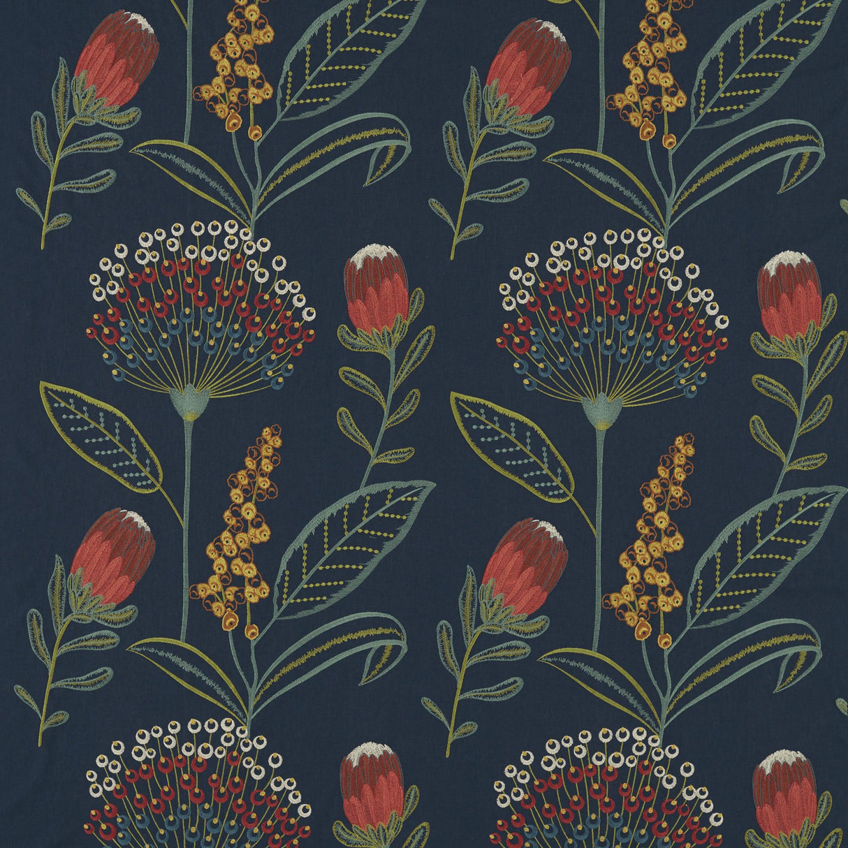 Clarke & Clarke PROTINI MIDNIGHT Drapery Fabric