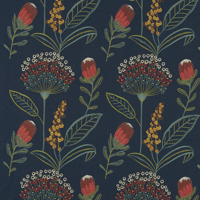 Clarke & Clarke PROTINI MIDNIGHT Drapery Fabric