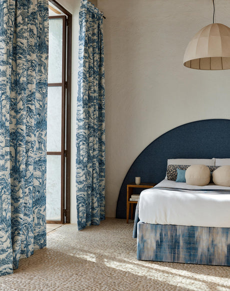 Clarke & Clarke SERENGETI MIDNIGHT Drapery Fabric