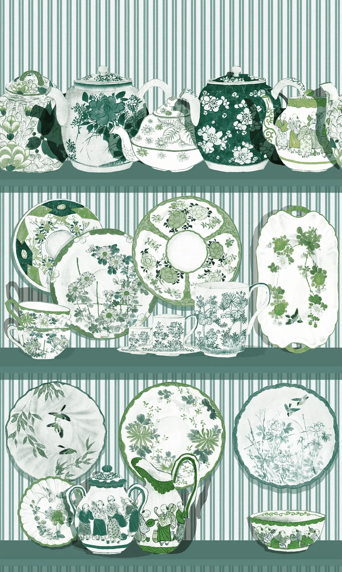 Gaston Y Daniela TEA TIME VERDE Wallpaper