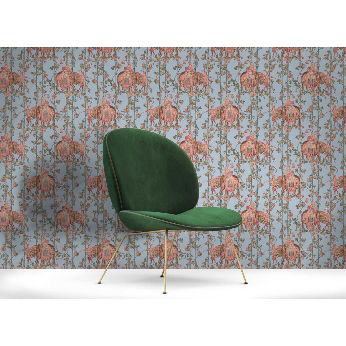 Gaston Y Daniela ELEFANTES AZUL CLARO Wallpaper