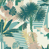 Clarke & Clarke MALINDI MINERAL/BLUSH WP Wallpaper