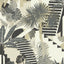 Clarke & Clarke MALINDI CHARCOAL WP Wallpaper