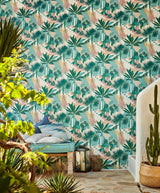 Clarke & Clarke MALINDI CHARCOAL WP Wallpaper