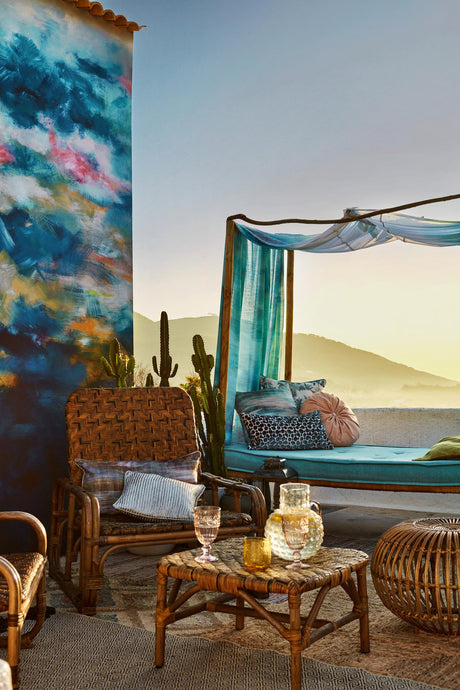 Clarke & Clarke NAIROBI SUNSET BANNER WP Wallpaper