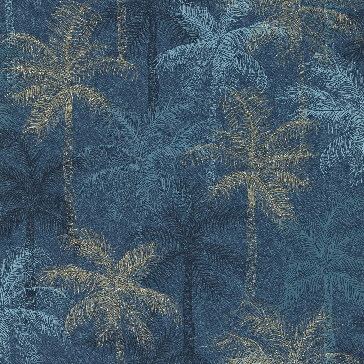 Clarke & Clarke PALMYRA MIDNIGHT WP Wallpaper