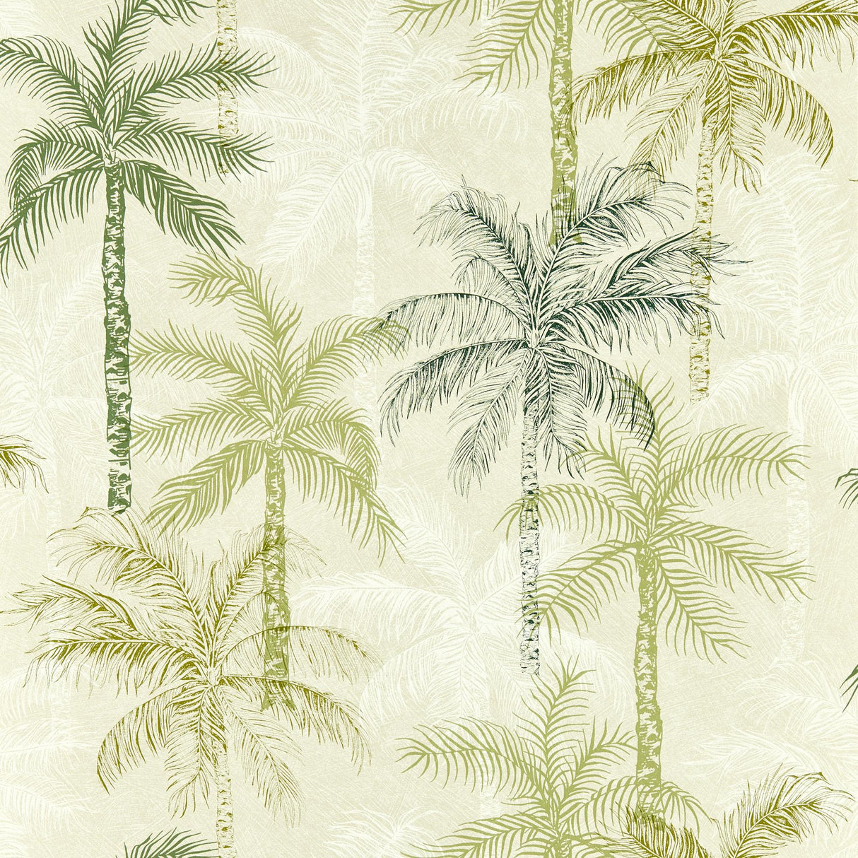 Clarke & Clarke PALMYRA PALM WP Wallpaper