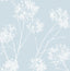 Seabrook One O'Clocks Light Blue Wallpaper