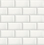 Seabrook Large Subway Tile Alabaster & Grey Wallpaper