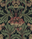 Seabrook Primrose Floral Denim Blue & Auburn Wallpaper