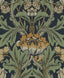 Seabrook Primrose Floral Midnight Blue & Goldenrod Wallpaper