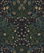 Seabrook Victorian Garden Midnight Blue & Evergreen Wallpaper