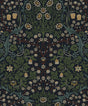 Seabrook Victorian Garden Midnight Blue & Evergreen Wallpaper