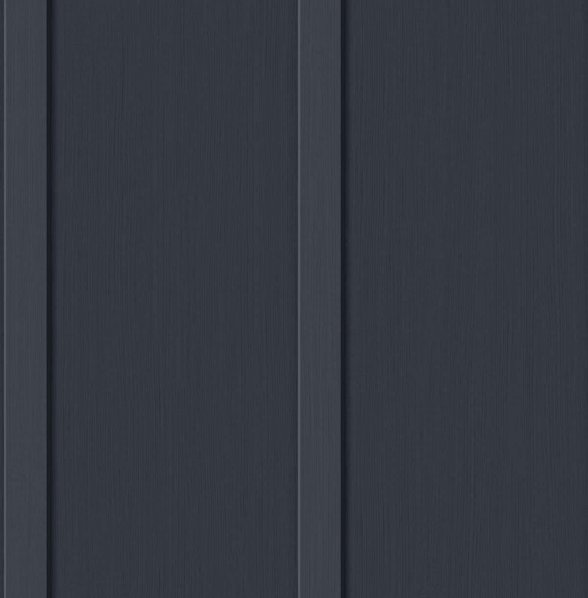 Seabrook Faux Board & Batten Dark Blue Wallpaper