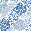 Seabrook Seaweed Coastal Blue Wallpaper