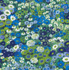 Seabrook Floral Meadow Bright Blue & Sap Green Wallpaper