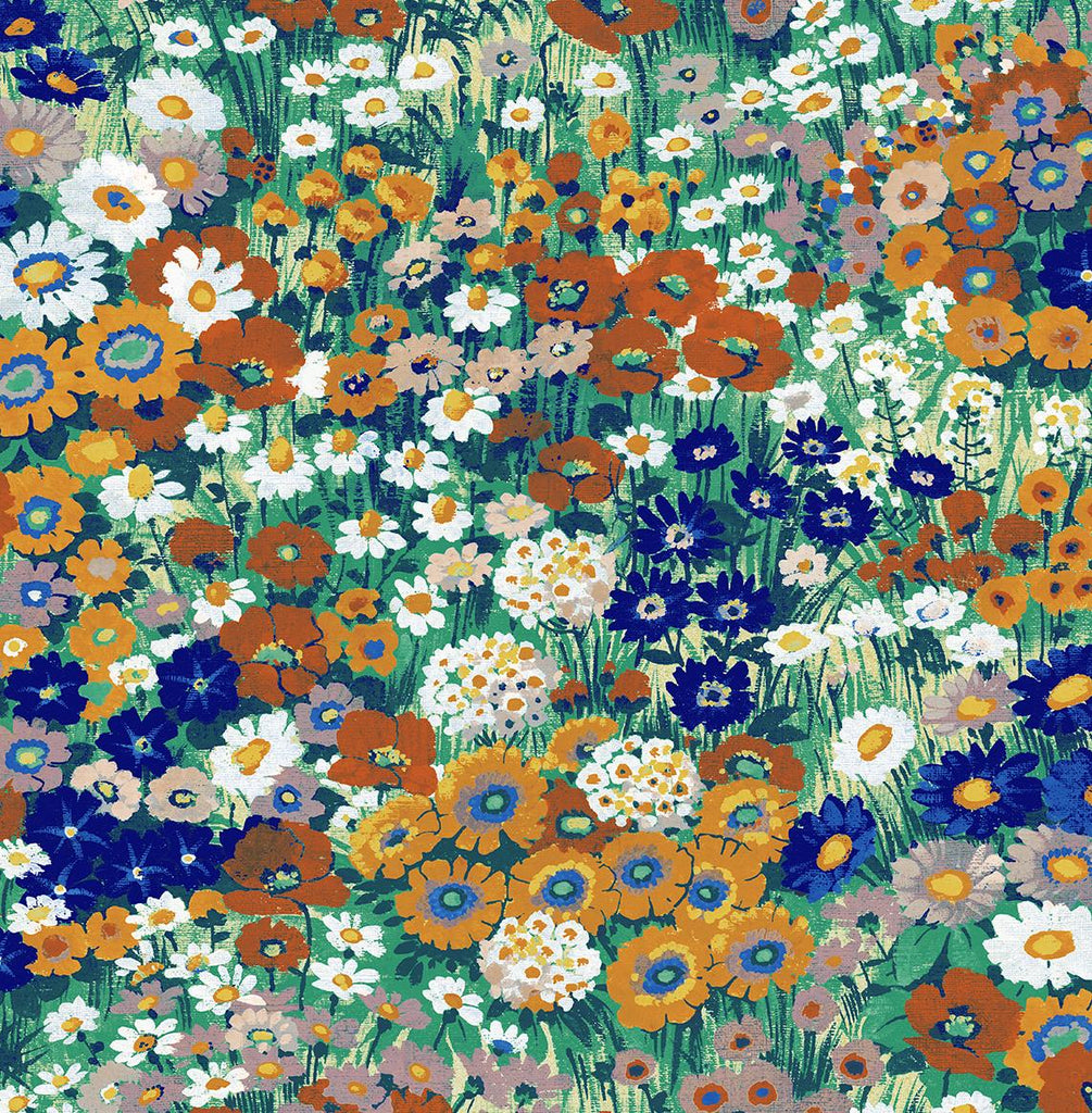 Seabrook Floral Meadow Multicolored Wallpaper