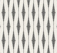 Seabrook Striped Ikat Ebony & Linen Wallpaper