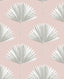 Seabrook Tropical Fan Palm Pink Mist Wallpaper