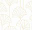 Seabrook Gingko Leaf Metallic Gold Wallpaper