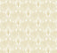 Seabrook Peacock Leaves Metallic Gold Wallpaper