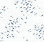 Seabrook Birds in Flight Navy Blue Wallpaper
